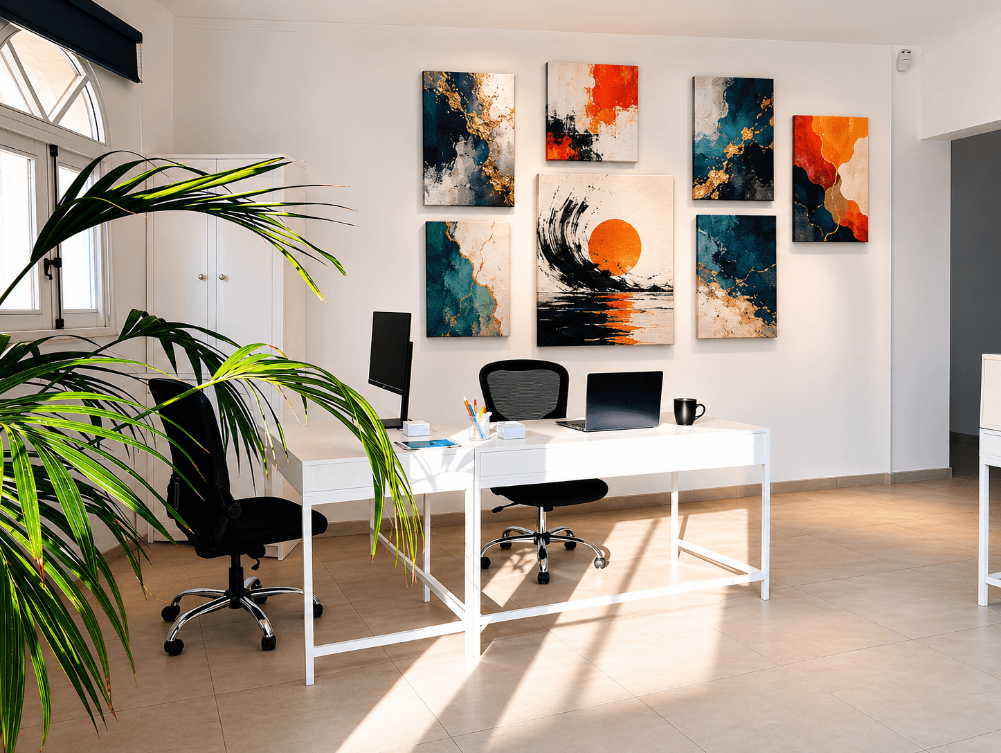 Frame Craft 30×45cm wood photo print displayed on a wall